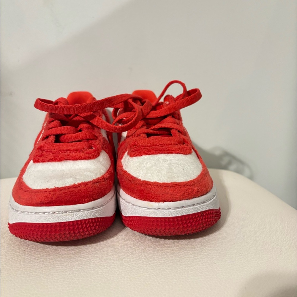 Sold ‼️ Red and White Nike Air Max Kids Girls Size 3Y - Picture 6 of 8